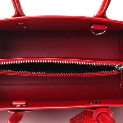 Saint Laurent Grain De Poudre Baby Sac De Jour Red 4 of 4