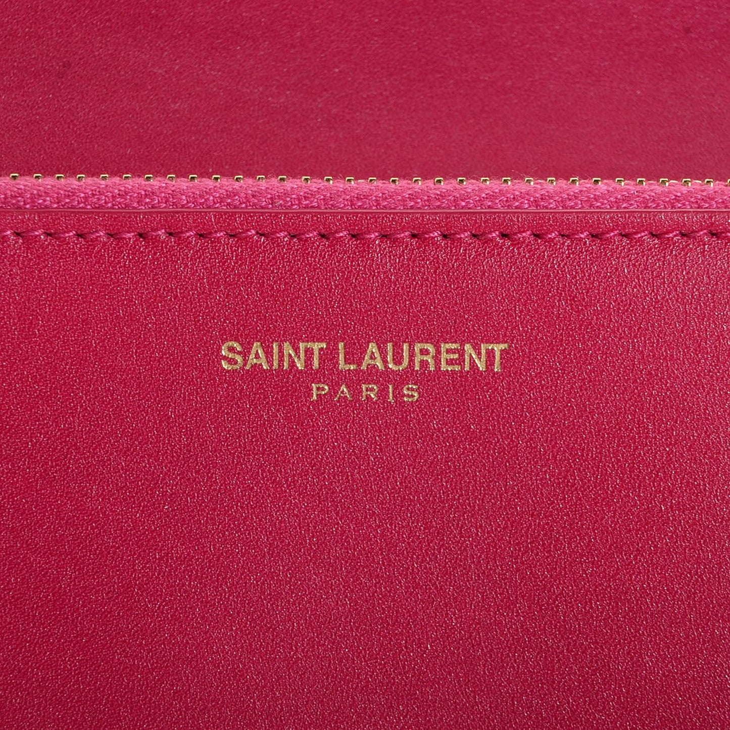 Calfskin Classic Large Marquage Flap Wallet Pink