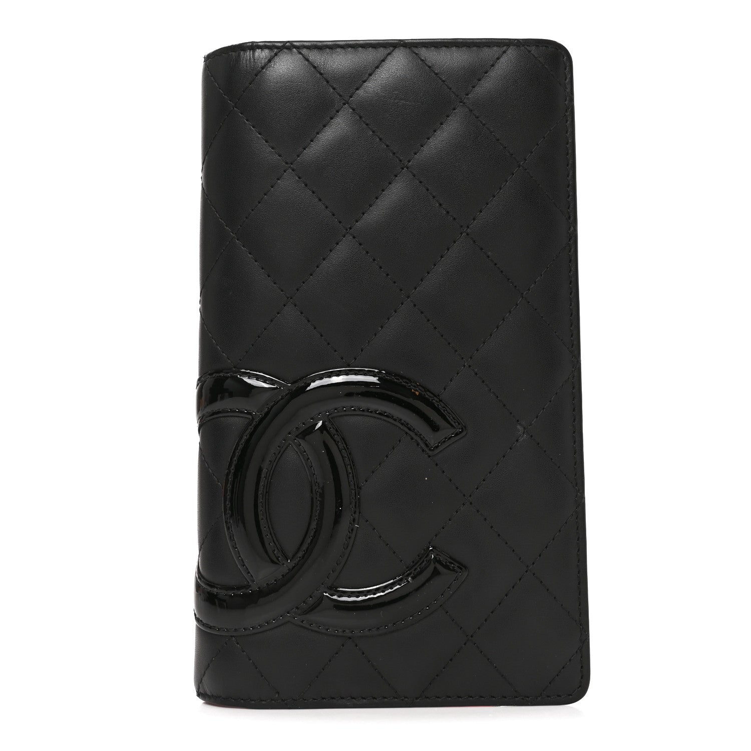 Chanel Calfskin Quilted Cambon Yen Wallet Black 1 of 9
