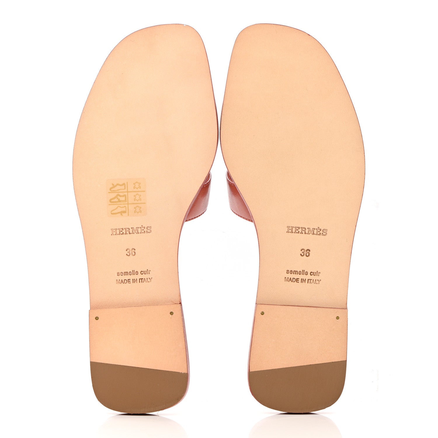 Hermes Chevre Oran Sandals 36 Rouge Blush 5 of 11