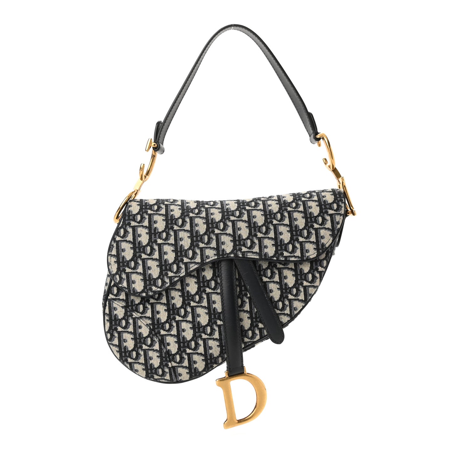 Oblique Saddle Bag Blue