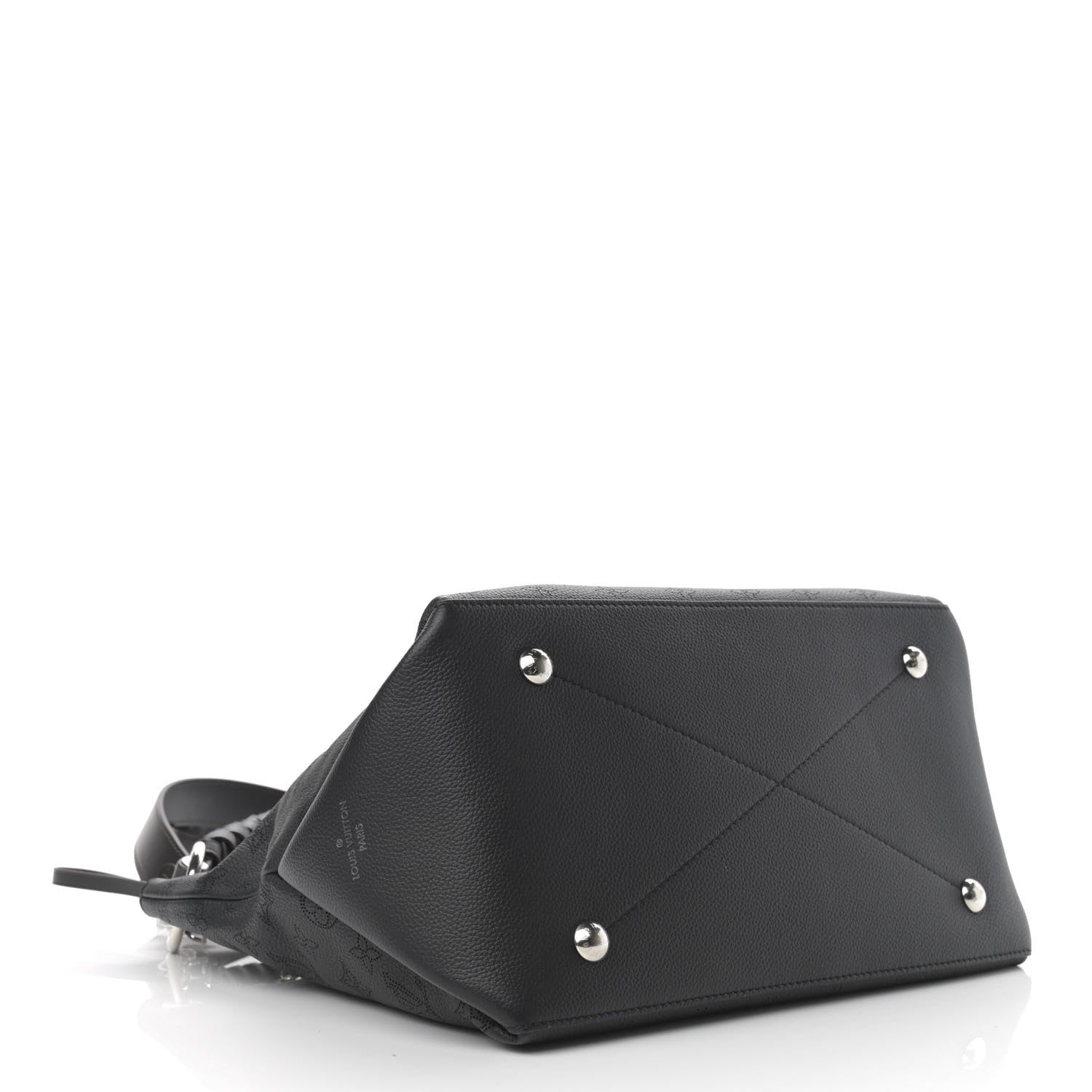 Louis Vuitton Mahina Beaubourg Hobo MM Black 4 of 10