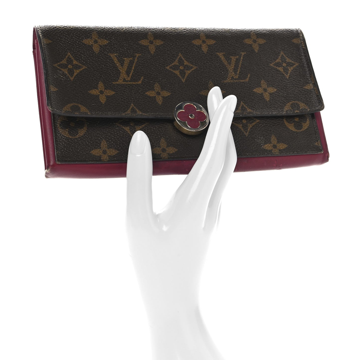 Monogram Flore Wallet Fuchsia