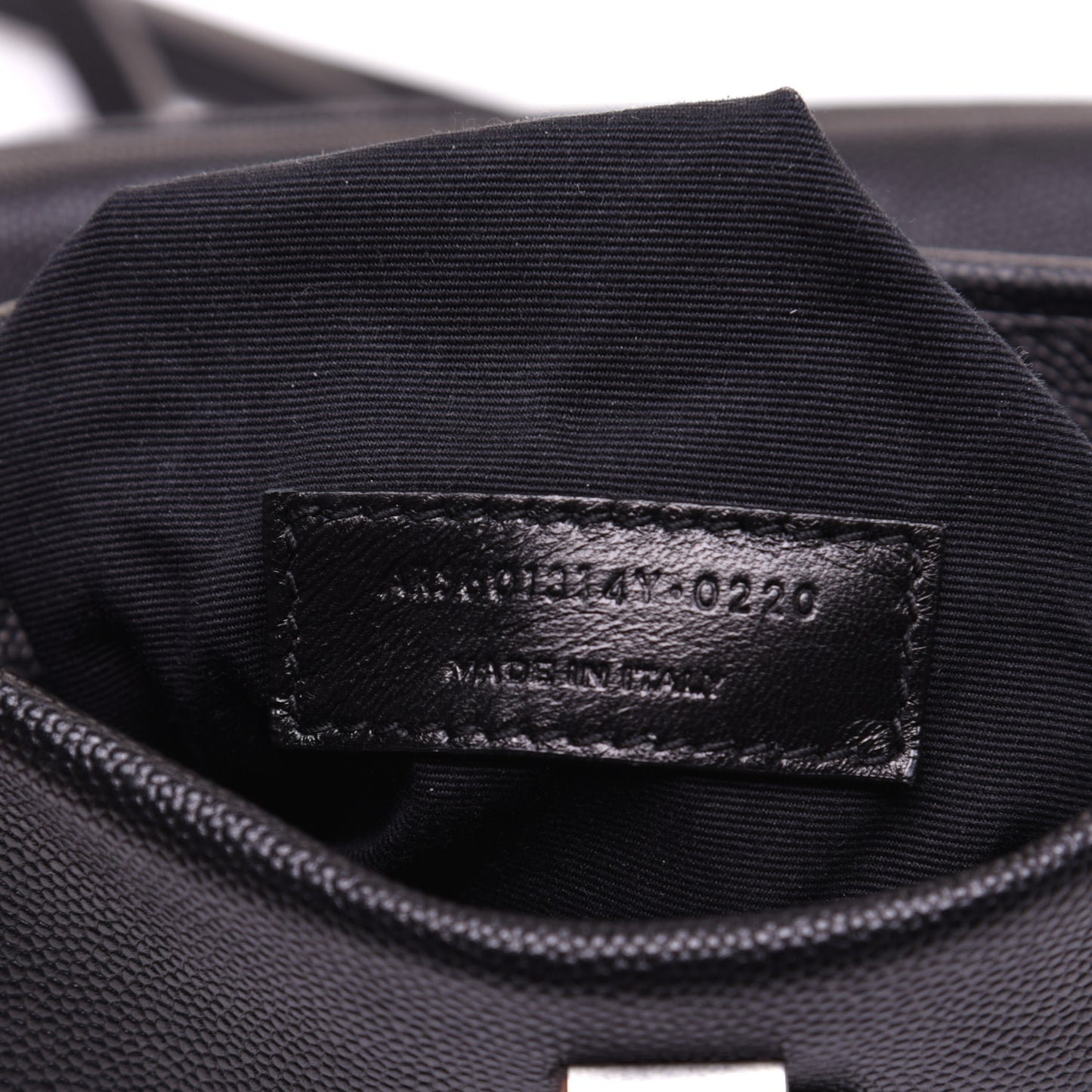 Grain De Poudre Monogram Toy West Hollywood Fold-Over Bag Black