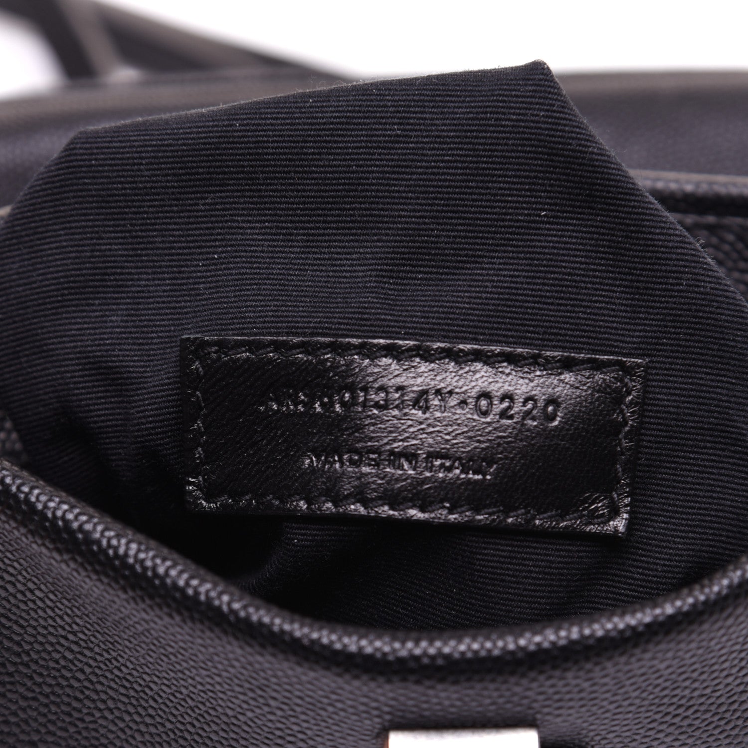 Saint Laurent Grain De Poudre Monogram Toy West Hollywood Fold-Over Bag Black 9 of 12