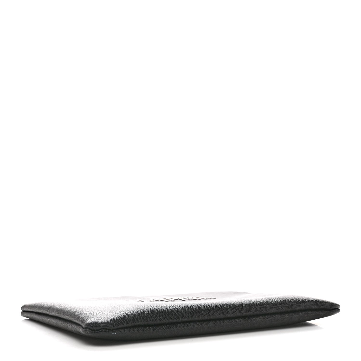 Chanel Caviar Studded Medium Deauville Pouch Black 4 of 8