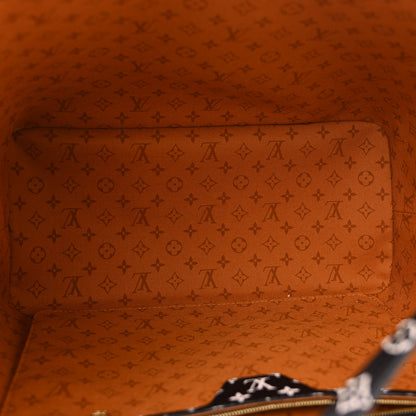Louis Vuitton Monogram Giant Crafty Neverfull MM Creme Caramel 6 of 12