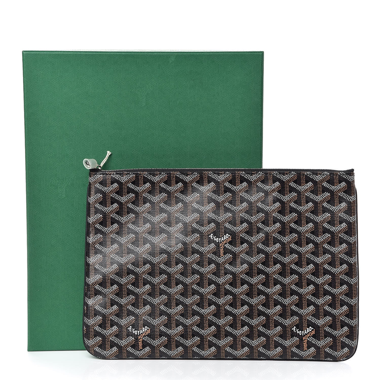 Goyard Goyardine Senat Pochette MM Black 7 of 7