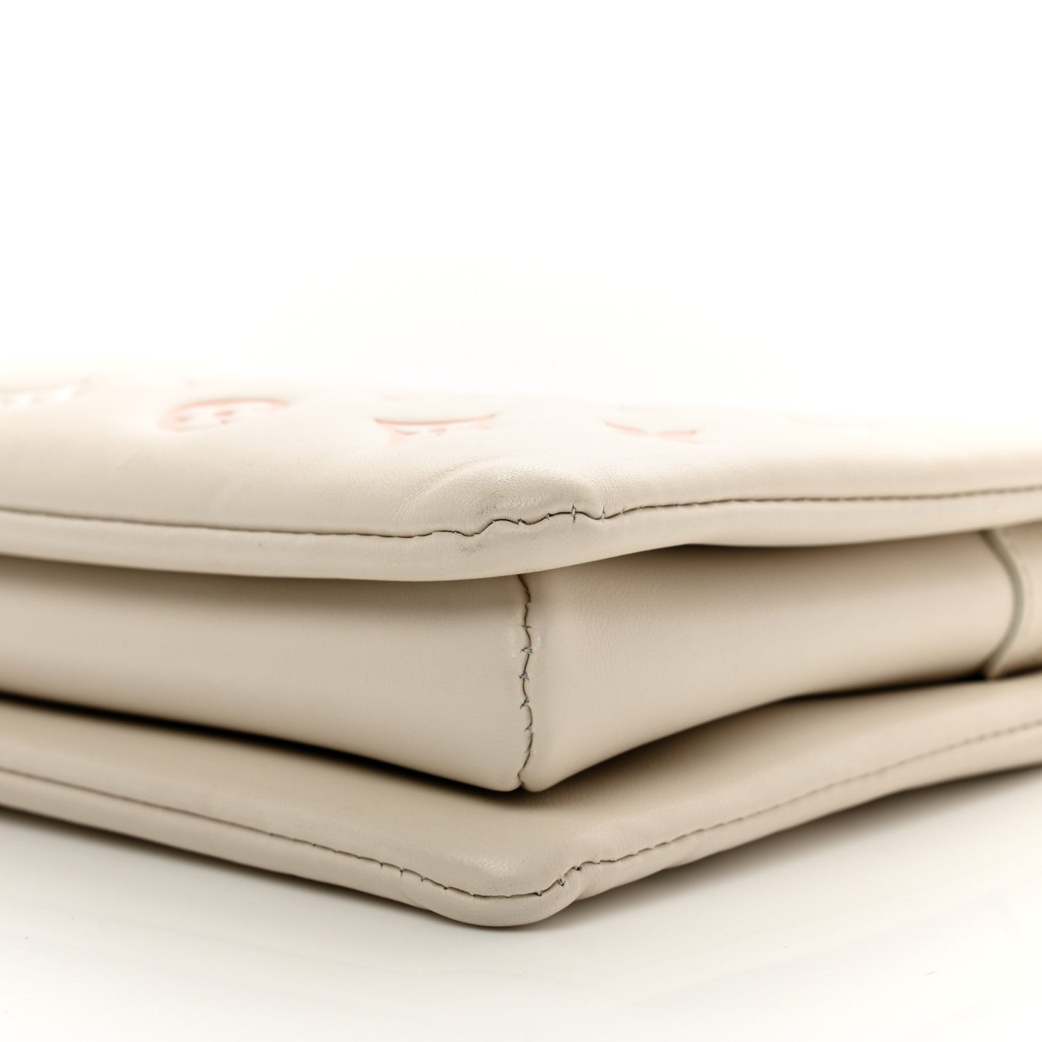 Louis Vuitton Lambskin Embossed Monogram Coussin PM Natural Creme 9 of 9