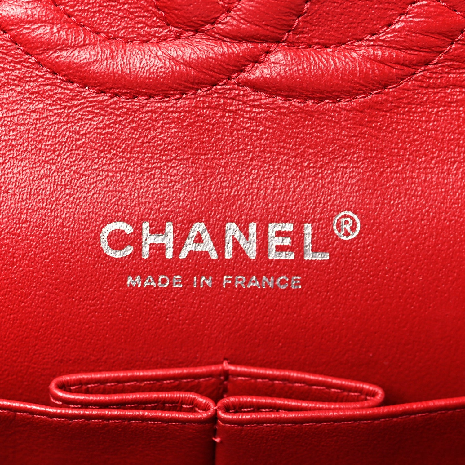 Chanel Patent Calfskin Quilted Medium Double Flap Dark Red 6 of 9