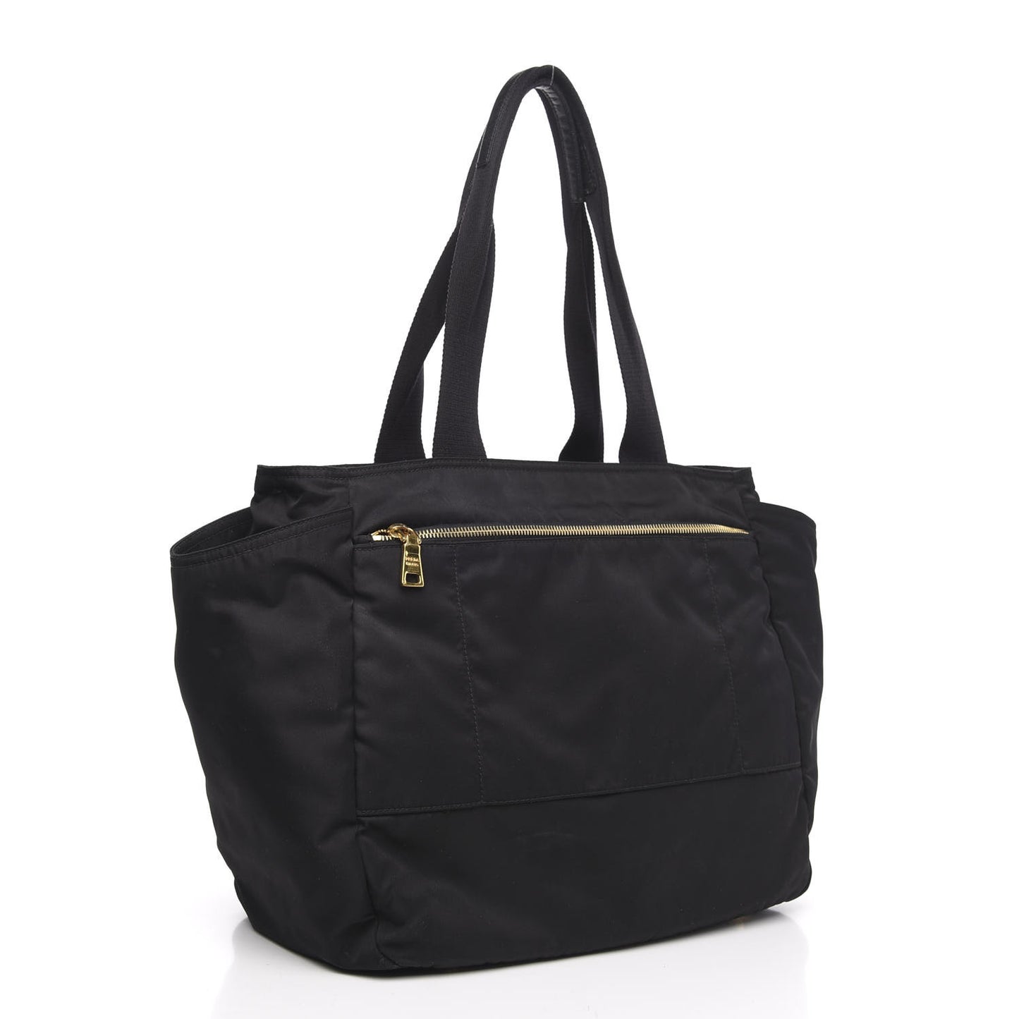 Tessuto Nylon Vela Diaper Bag Black