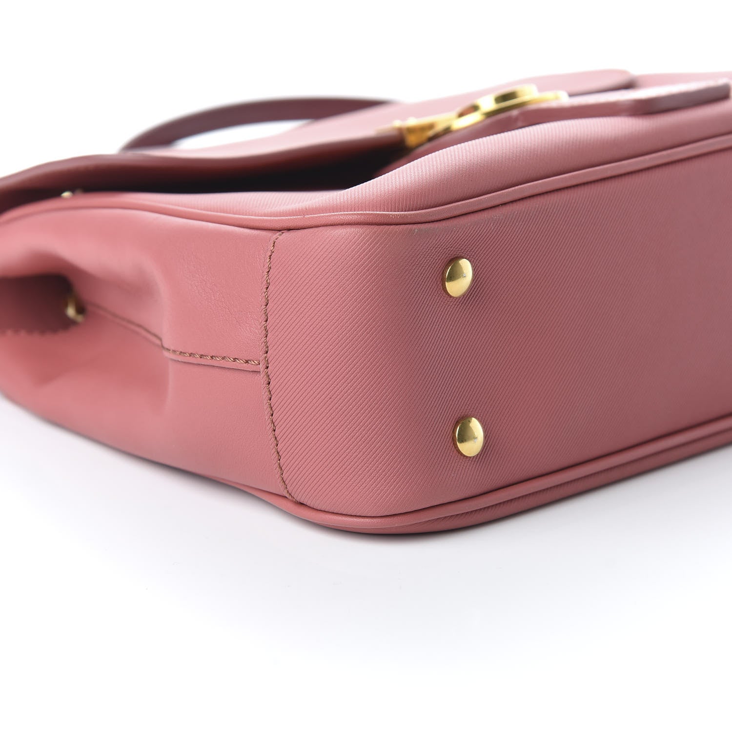 Burberry Trench Calfskin Medium DK88 Top Handle Bag Blossom Pink 6 of 10