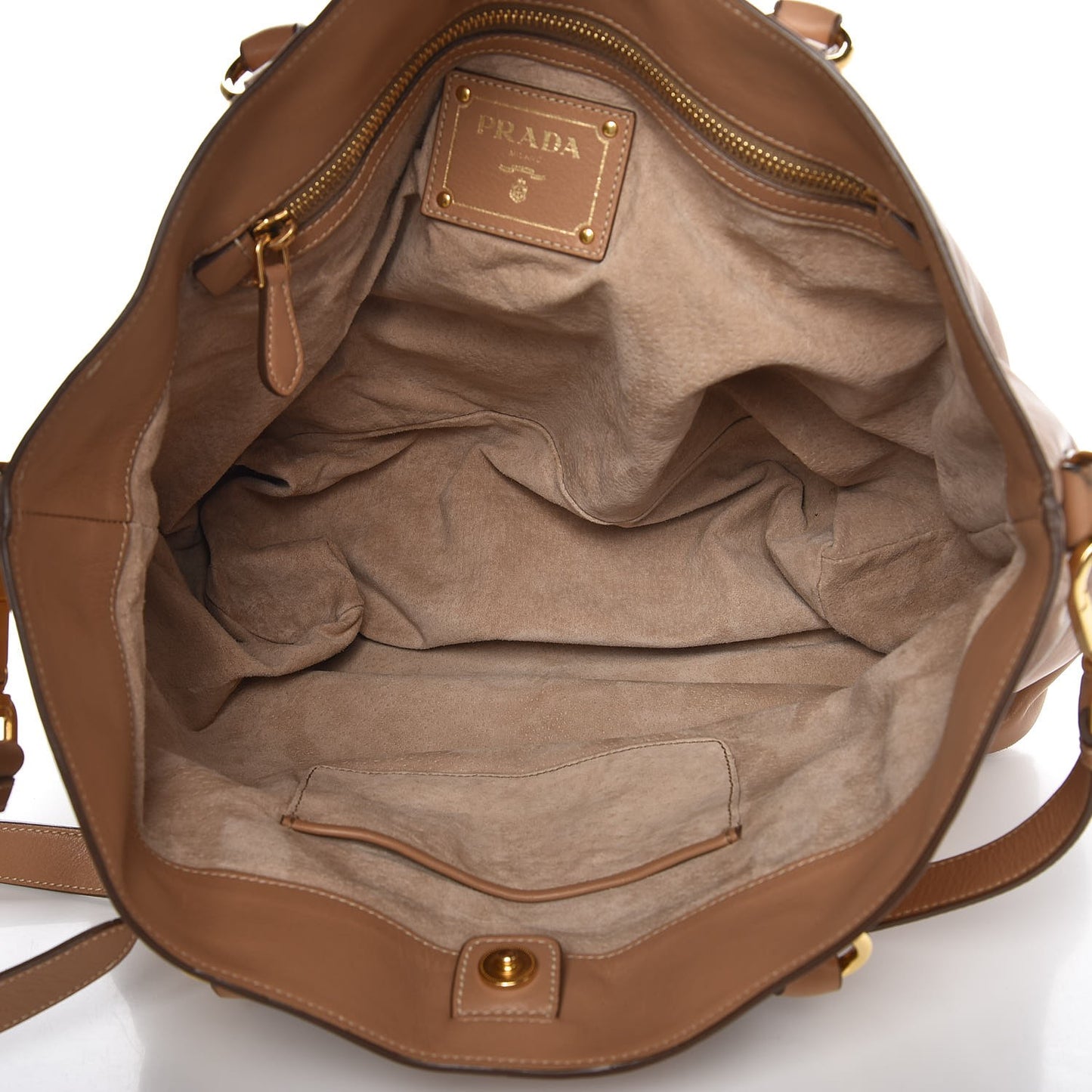 Soft Calf Satchel Bag Caramel