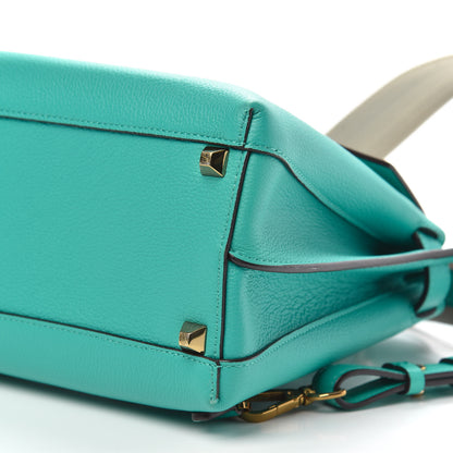 MCM Grained Calfskin Medium Milla Convertible Backpack Oasis Green 8 of 8