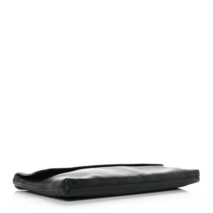 Gucci Pebbled Calfskin Large Portfolio Clutch Black 4 of 9