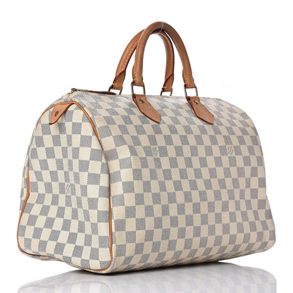 Louis Vuitton Damier Azur Speedy 35 3 of 17