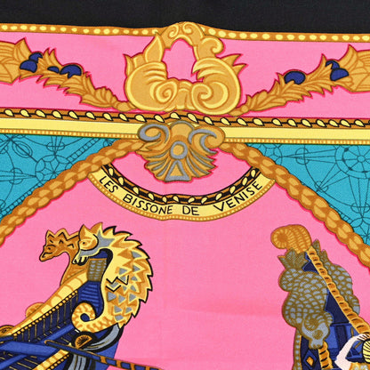 Hermes Silk Les Bissone De Venise Scarf 90 5 of 6