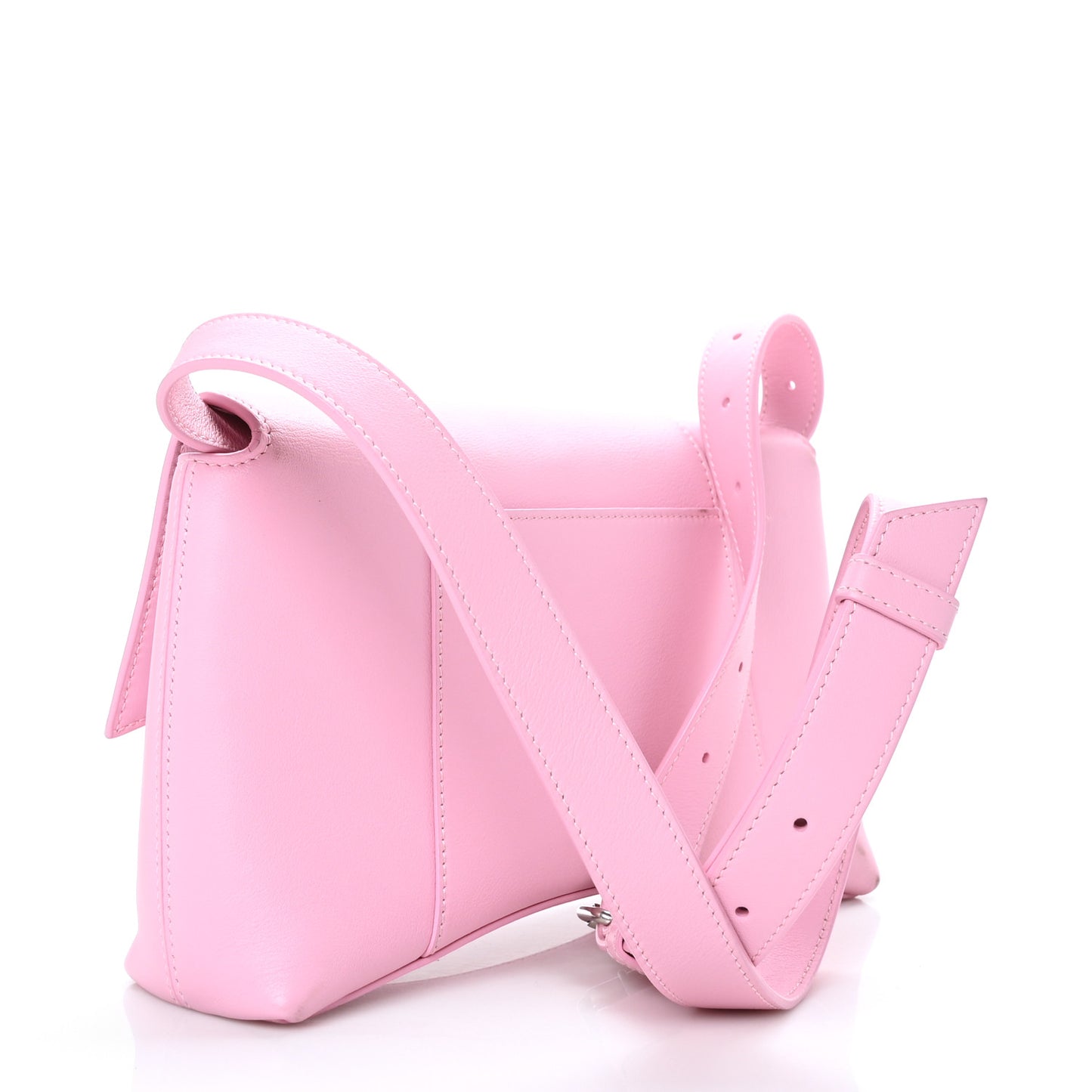 Semi Shiny Smooth Calfskin XS Downtown Shoulder Bag Candy Pink