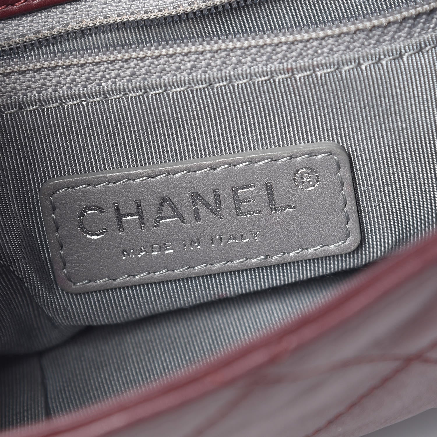 Chanel Calfskin Coco Pleats Large Messenger Flap Burgundy 6 of 11