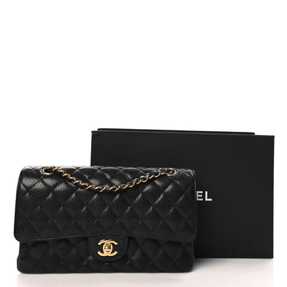 Chanel Caviar Quilted Medium Double Flap Black 11 of 11