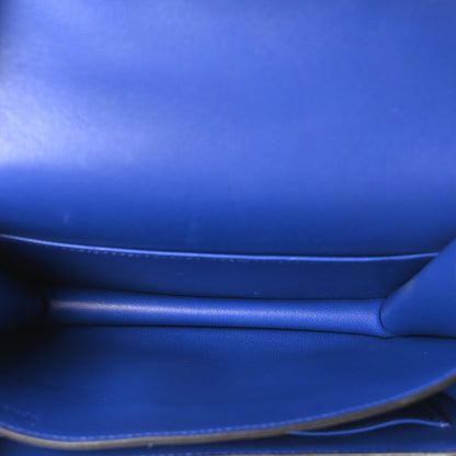 Hermes Tadelakt Constance 18 Bleu Electrique 5 of 10