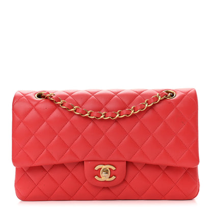 Chanel Lambskin Quilted Medium Double Flap Red 1 of 16