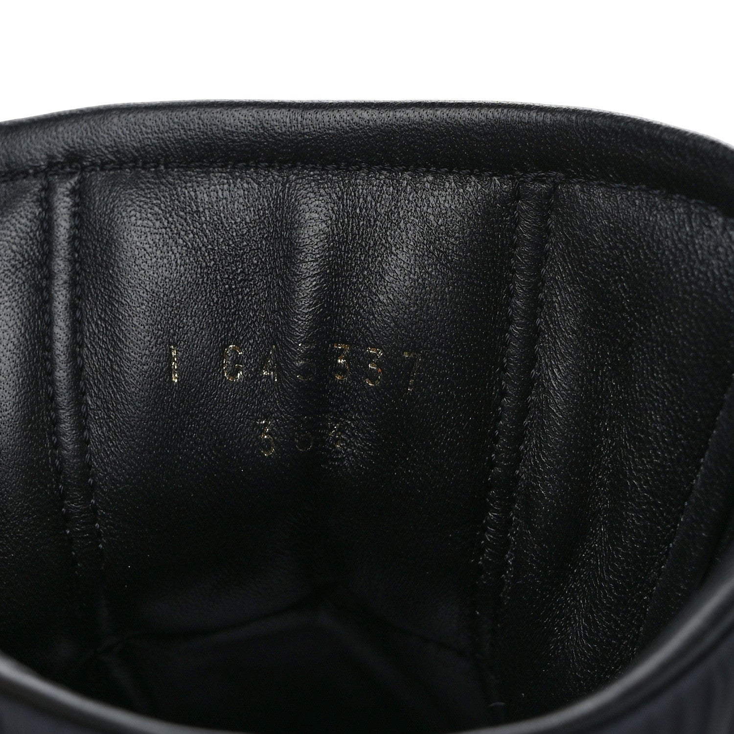 Chanel Calfskin Nylon CC Lace Up Ankle Snow Boots 36.5 Black 8 of 9