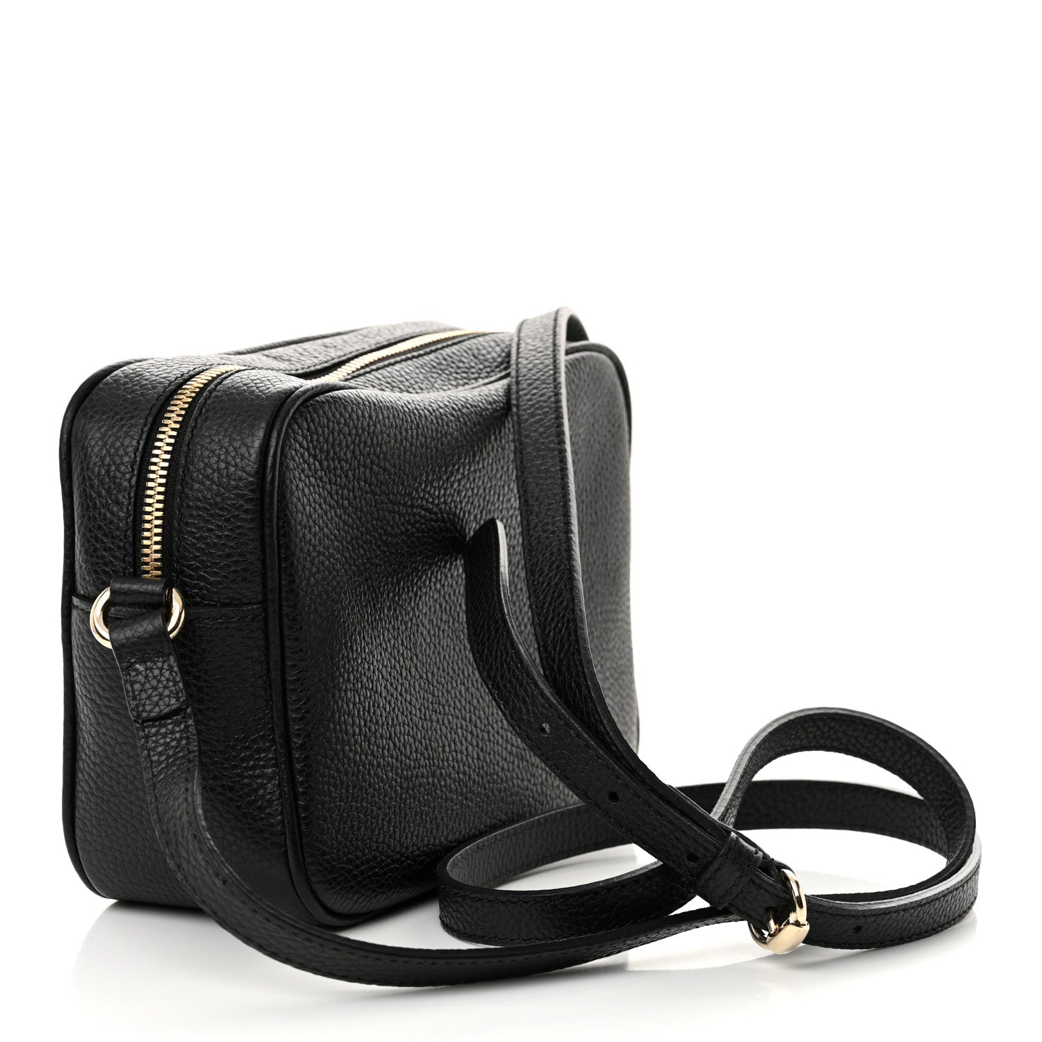 Gucci Pebbled Calfskin Small Soho Disco Bag Black 3 of 14