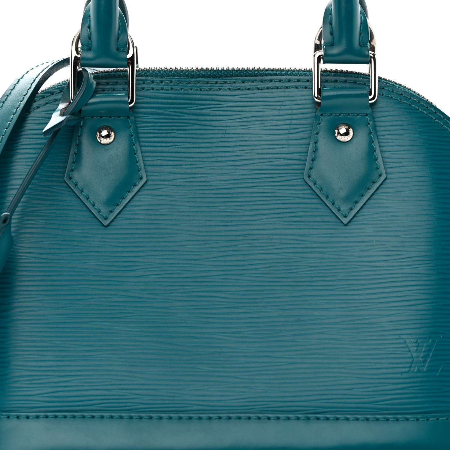Louis Vuitton Epi Alma BB Cyan 8 of 15