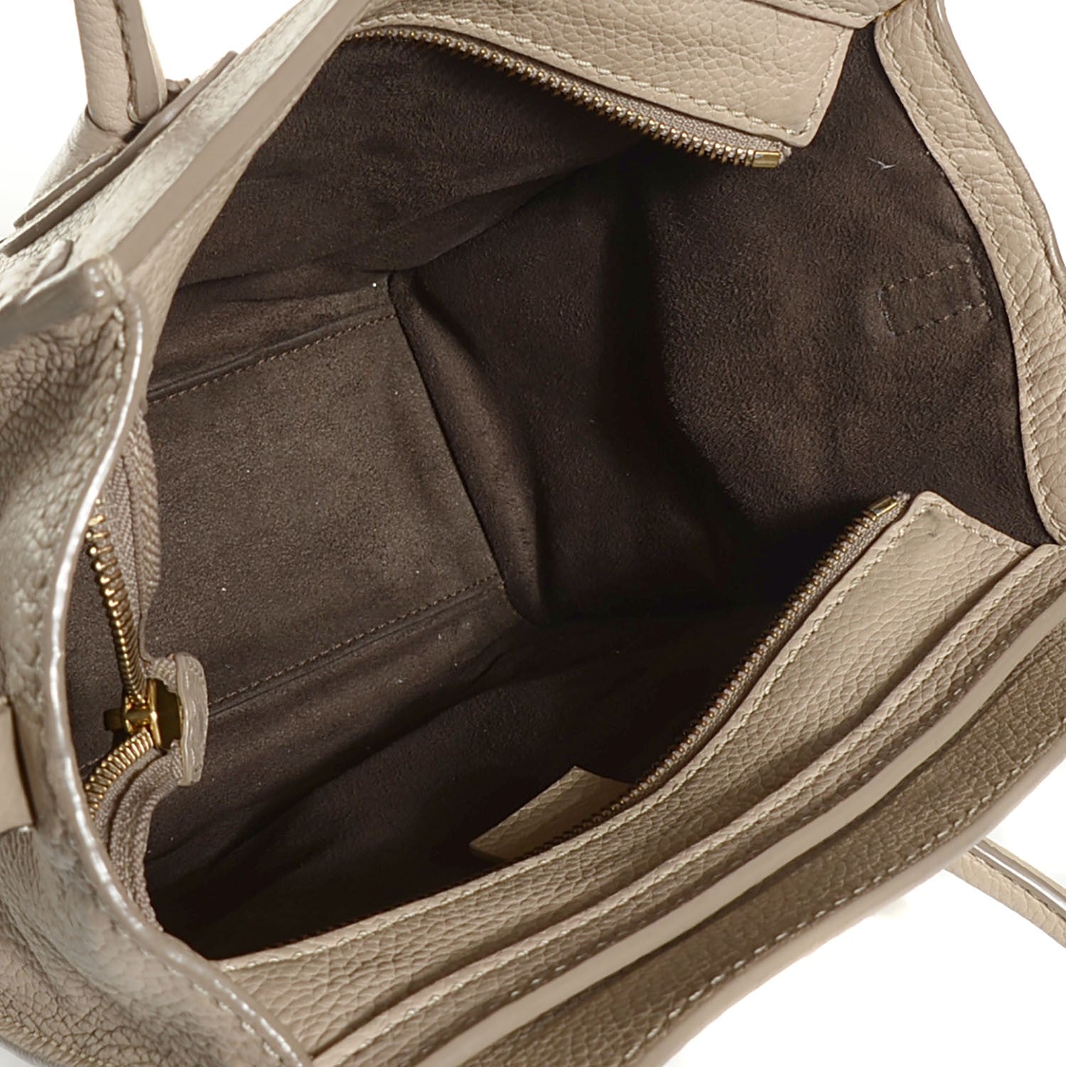 Celine Pebbled Calfskin Nano Luggage 5 of 9