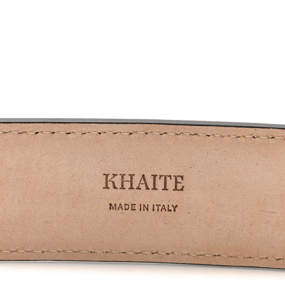 Khaite Calfskin Benny Belt 85 34 Black 5 of 8