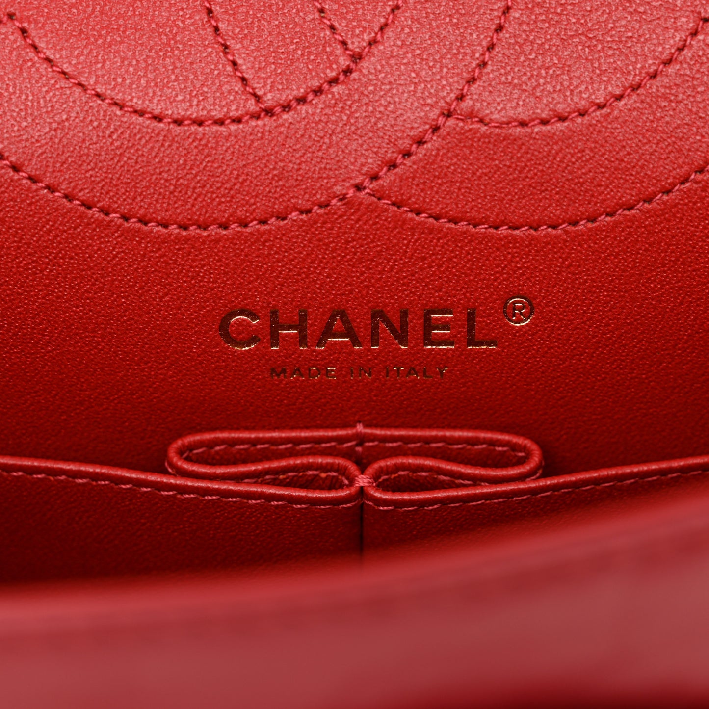 Aged Calfskin Quilted 2.55 Reissue 225 Flap Red