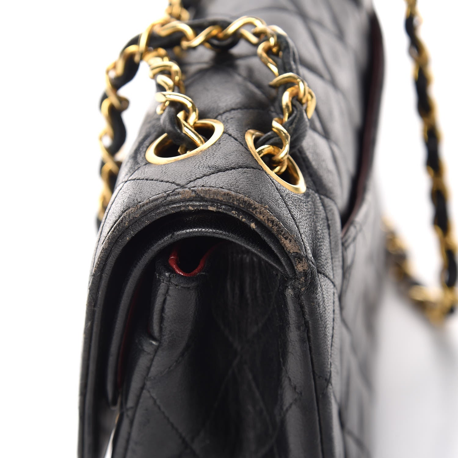 Chanel Lambskin Quilted Small Double Flap Black 15 of 20