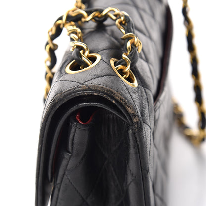 Chanel Lambskin Quilted Small Double Flap Black 15 of 20