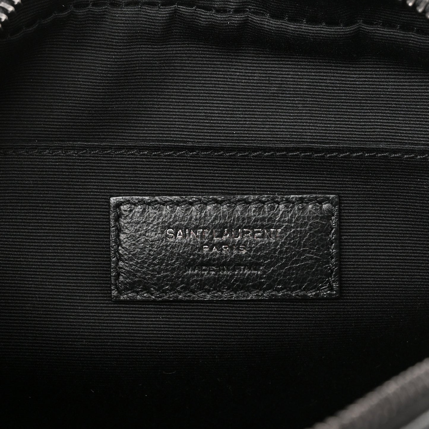 Lambskin Monogram Small Lou Camera Bag Black