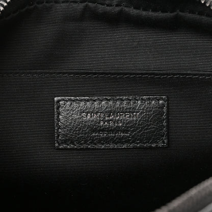 Saint Laurent Lambskin Monogram Small Lou Camera Bag Black 6 of 11