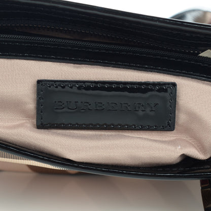 Burberry Nova Check Medium Tote Black 6 of 8