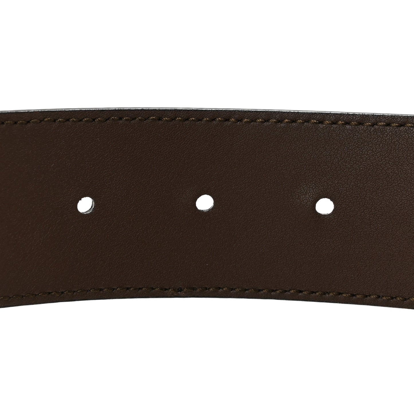 GG Supreme Monogram Matte Plutone Calfskin Double G 30mm Belt 85 34 Beige Ebony Black
