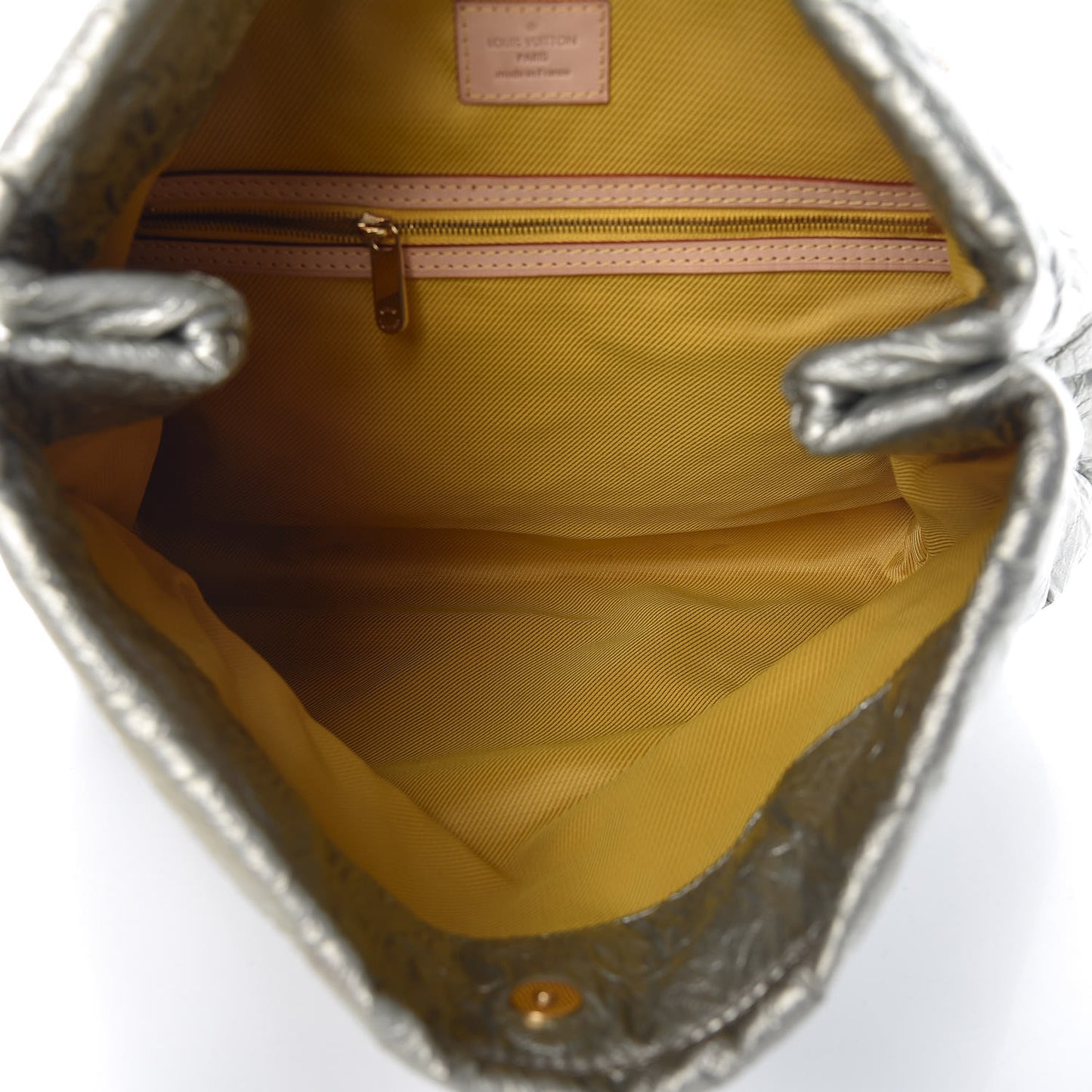 Jacquard Quilted Monogram Limelight Clutch GM Perle