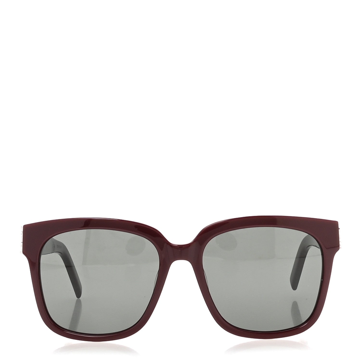 Saint Laurent Acetate Square SL M40 Sunglasses Burgundy 3 of 16