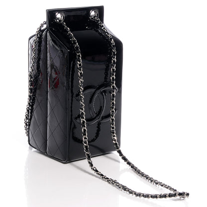 Chanel Patent Milk Carton Bag Black 3 of 9