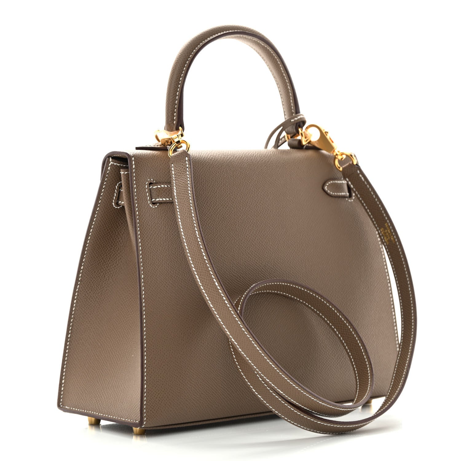 Hermes Epsom Kelly Sellier 25 Etoupe 3 of 11