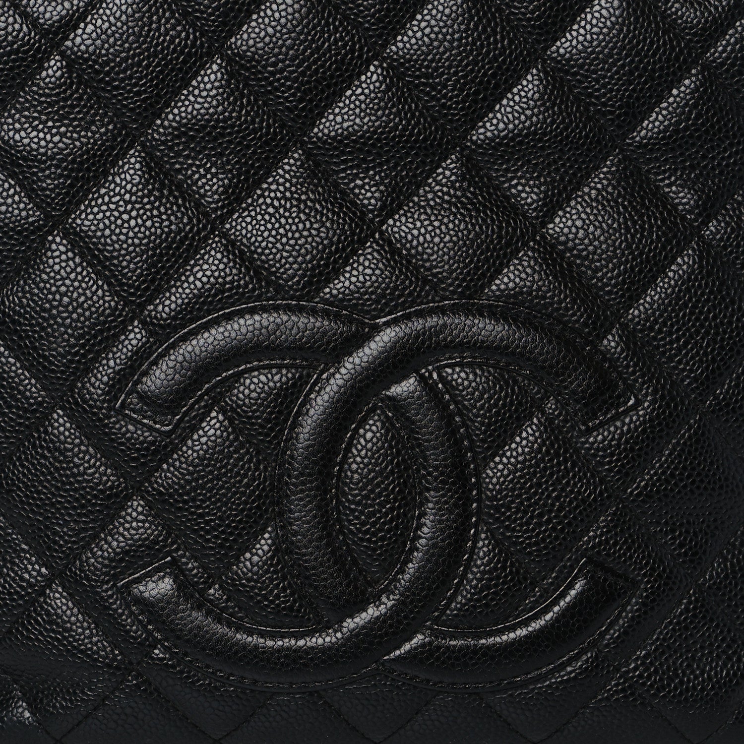 Chanel Caviar Quilted Petit Shopping Tote PST Black 8 of 10