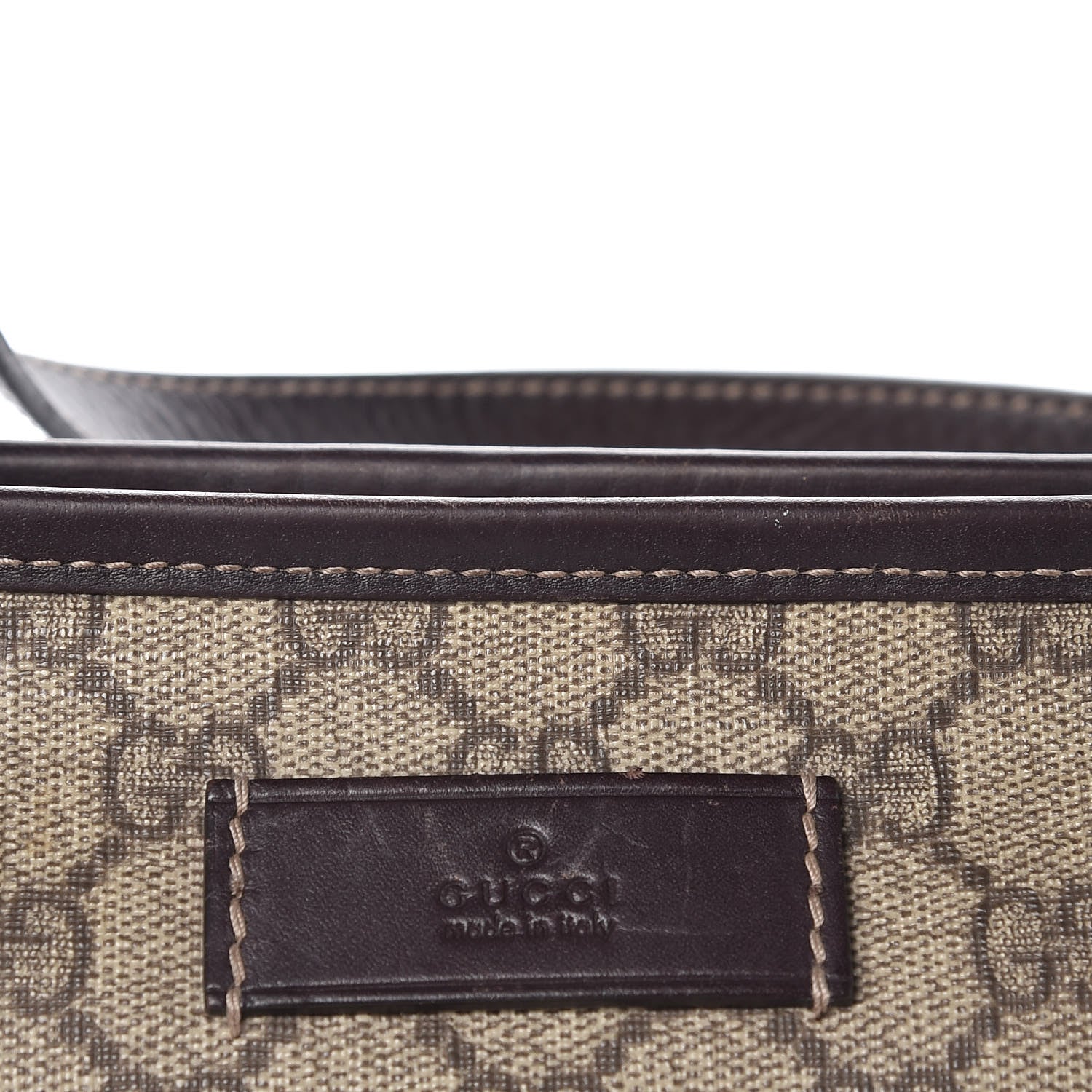 Gucci GG Supreme Monogram Small Joy Tote Dark Brown 19 of 20
