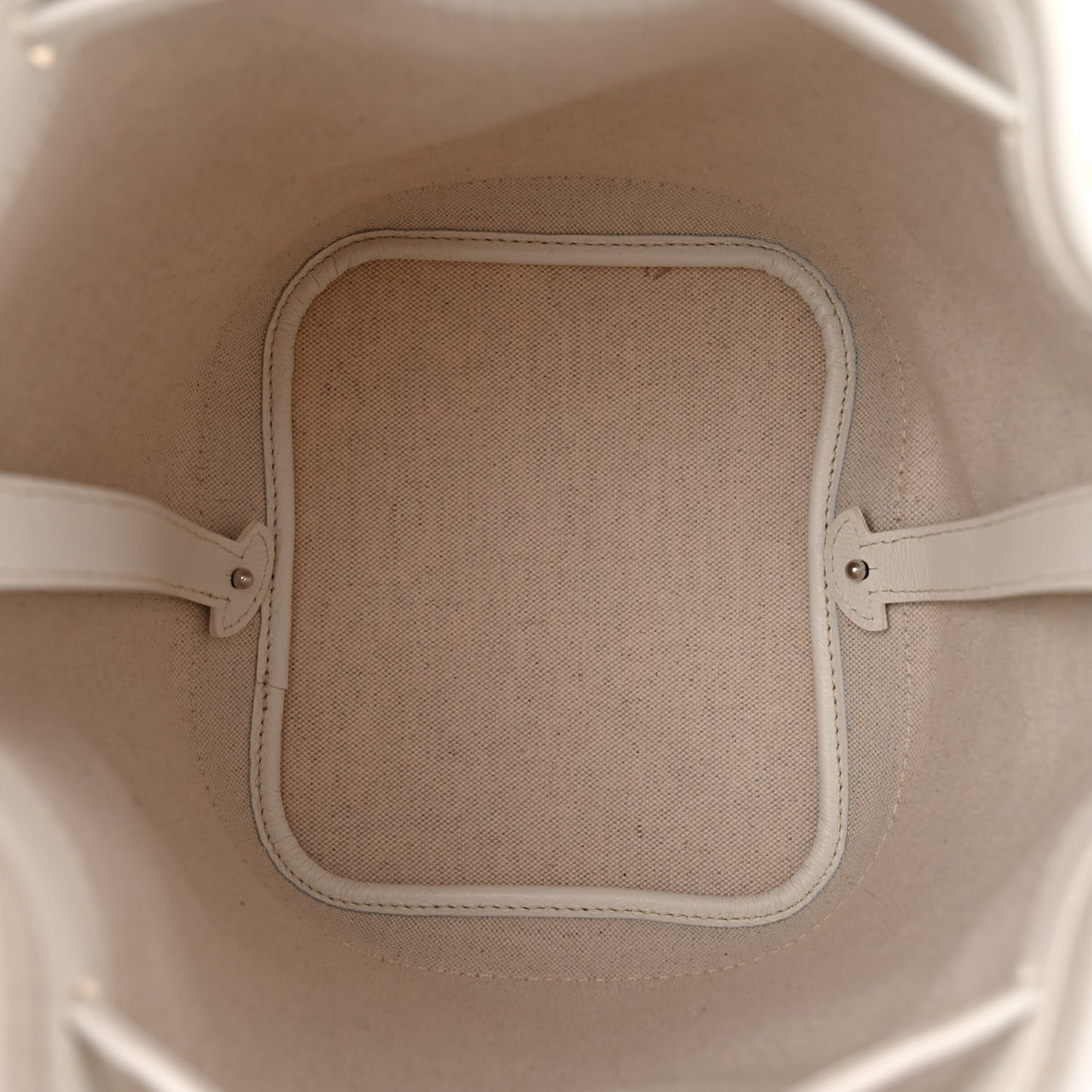 Goyardine Petit Flot Bucket Bag PM White