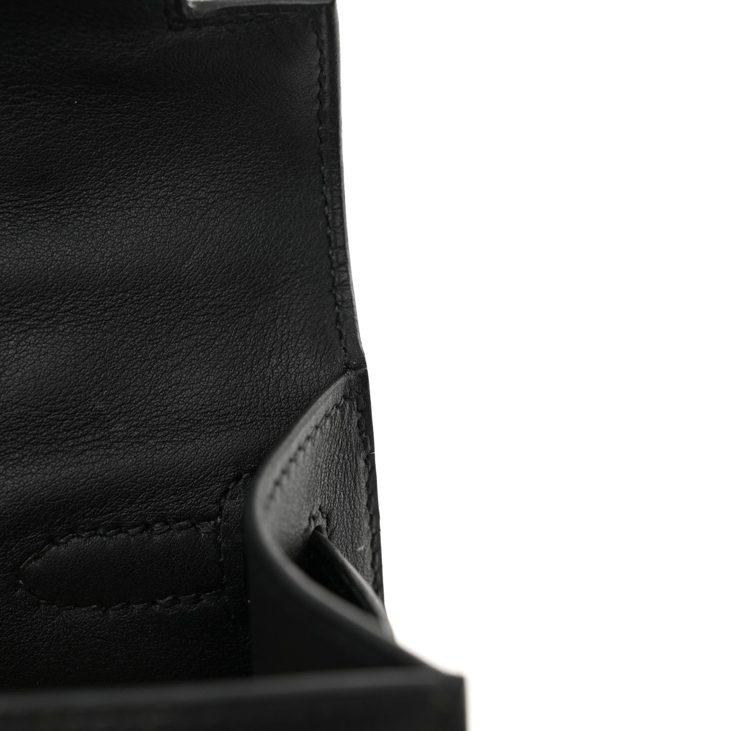 Hermes Swift Kelly Pochette Clutch Black 12 of 15