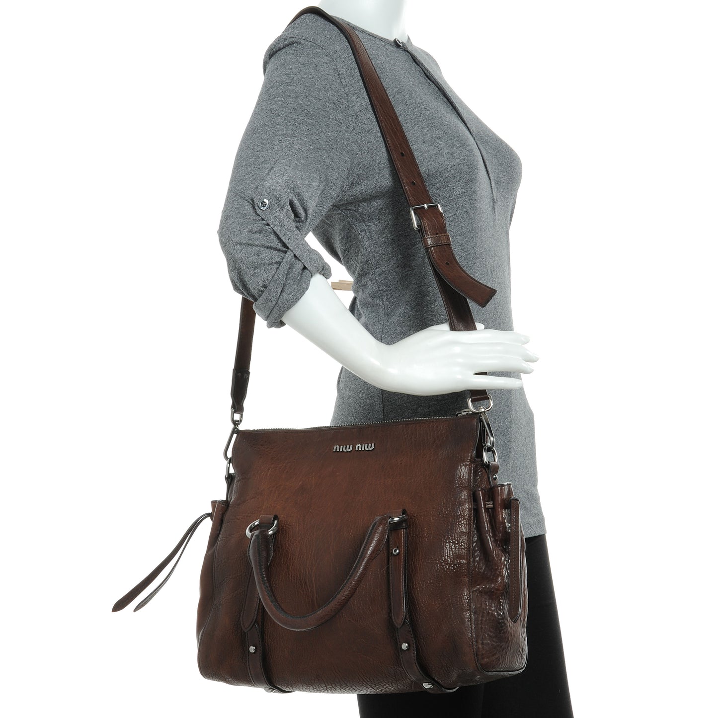 Nappa Monk Satchel Bruciato