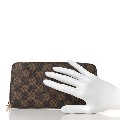 Louis Vuitton Damier Ebene Zippy Wallet 2 of 9