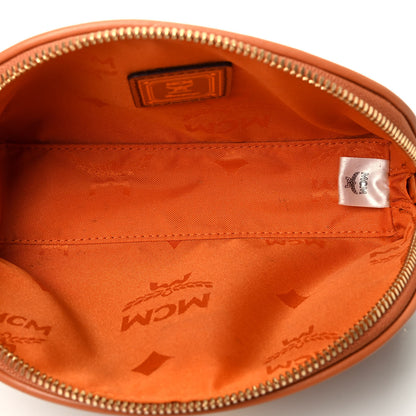 MCM Visetos Heritage Medium Cosmetic Pouch Cognac 8 of 8
