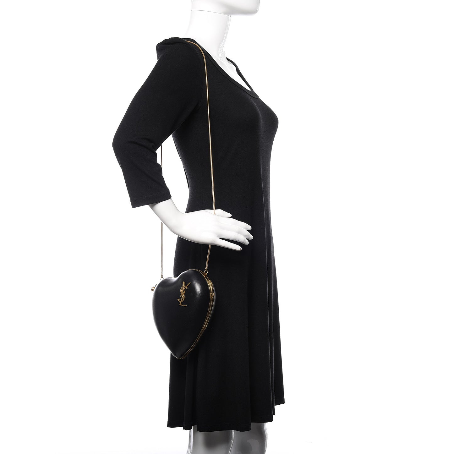 Calfskin Monogram Love Box Bag Black